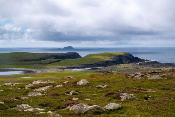 Inishkea_Island_04 view of Inishkea Island looking out onto the sea