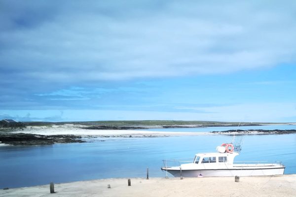Inishkea_Island_11 Noirin Ban docked at Blacksod Pier