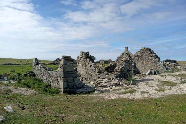 Inishkea_Island_13 old building structures on Inishkea Island