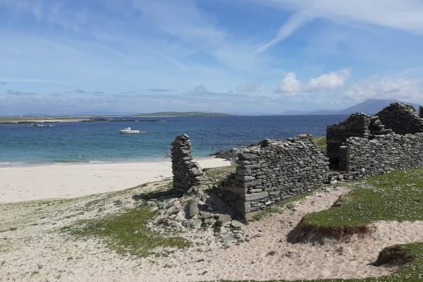 Inishkea_Island_15 old building structures on Inishkea Island